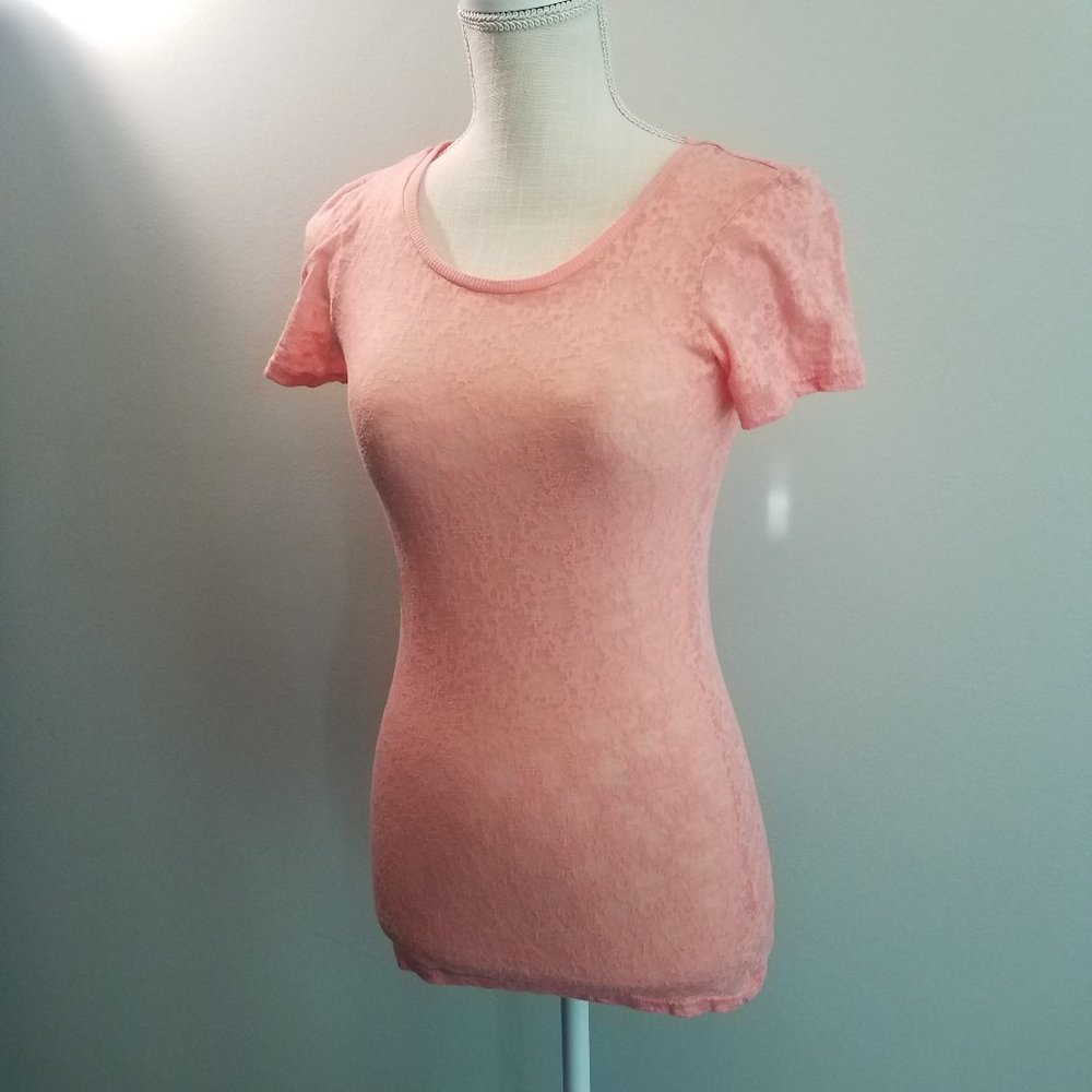 3/$15 BKE Pink Burnout Tee S